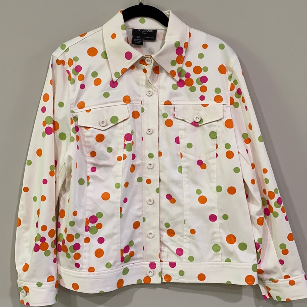 Focus 2000 Petite Polka Dot Jacket.